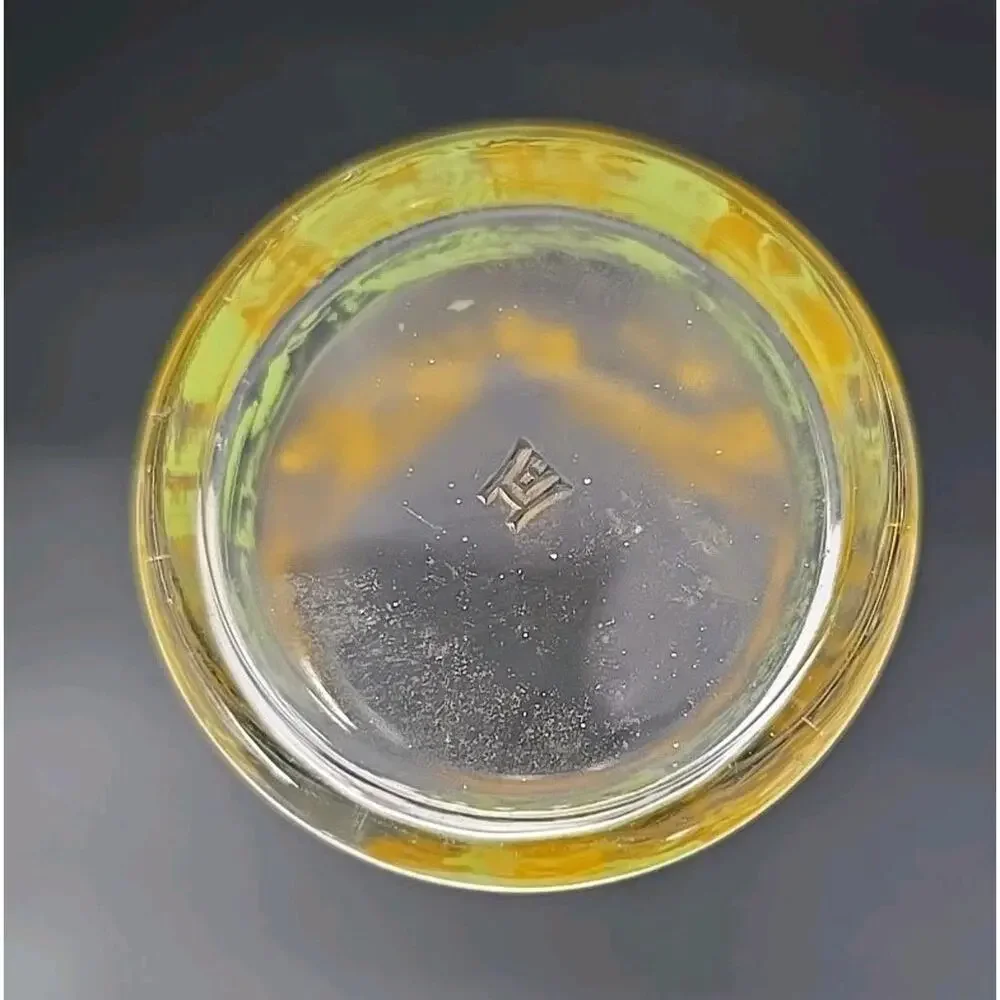 Vintage Davy Crockett Glass Yellow Tumbler Approx. Size: 5-1/2